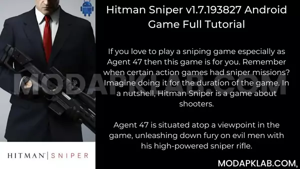 Hitman Sniper v1.7.193827 Android Game Full Tutorial