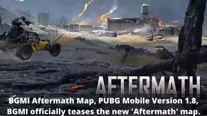 BGMI Aftermath Map, PUBG Mobile Version 1.8, BGMI officially teases the new 'Aftermath' map.