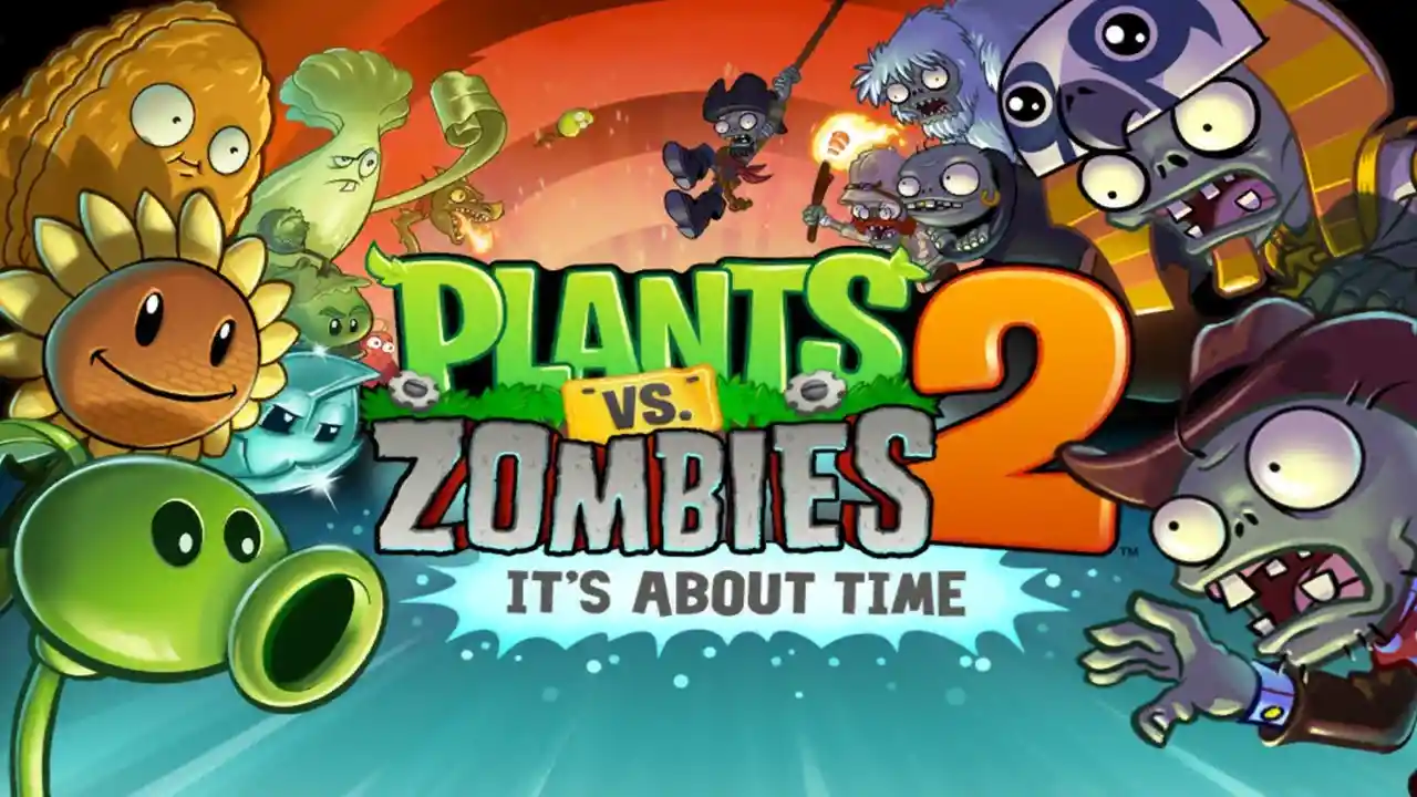 Plants vs Zombies 2 Mod APK v9.7.2 All Plants Unlocked Max Level